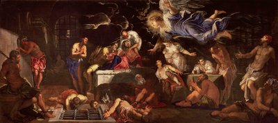 Saint Roch Imprisoned by Jacopo Robusti Tintoretto